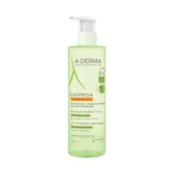 A-Derma EXOMEGA Control Gel Lavant Emollient 2 en 1