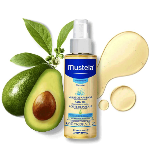 Mustela baby massage oil