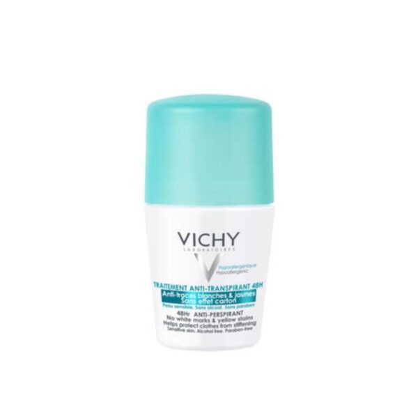Vichy 48 Hour No Trace Anti Perspirant Deodorant Roll On