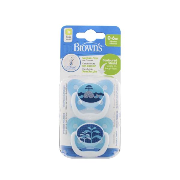Dr.Brown's Prevent soother silicone 0-6m