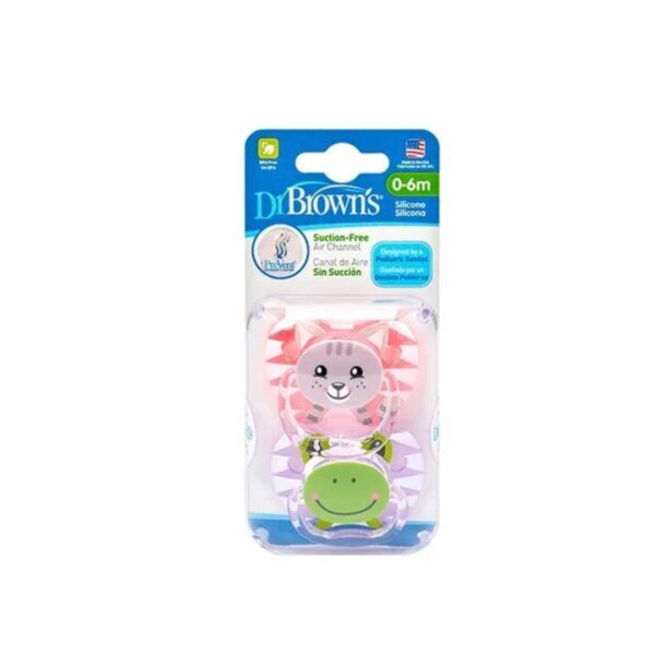 Dr.Brown's Prevent soother silicone 0-6m