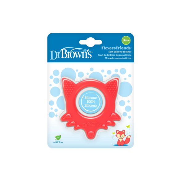 Dr.Brown's Flexees friends silicone teether 3m+