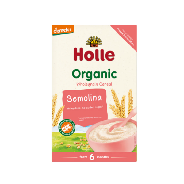 Holle Organic Semolina Porridge 6m+ Demeter