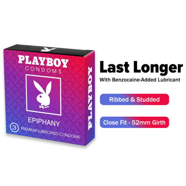 PLAYBOY EPIPHANY LUBRICATED CONDOMS