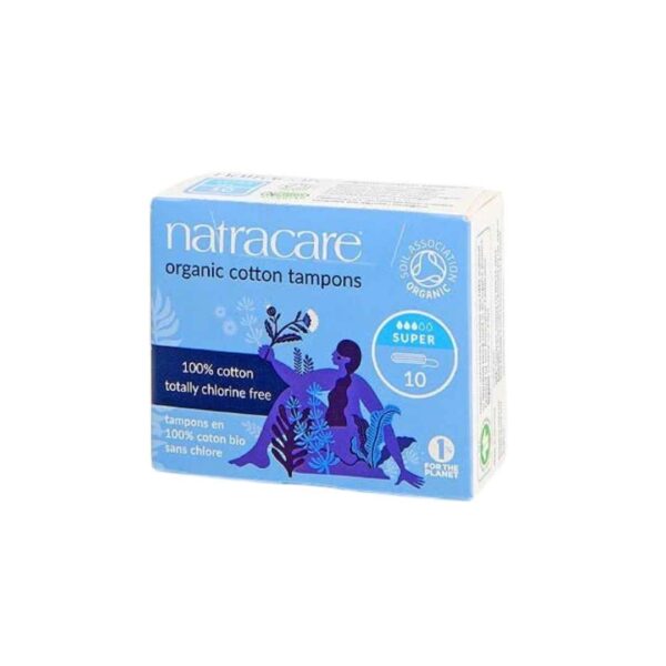 Natracare cotton tampons super 100% organic cotton - 20 tampons