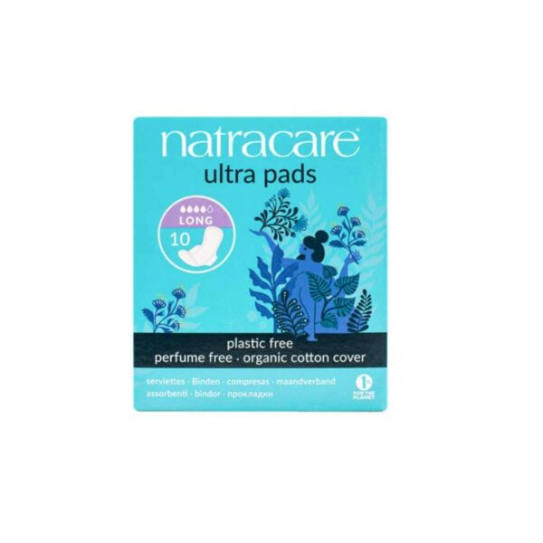Natracare ultra pads long 100 % organic cotton