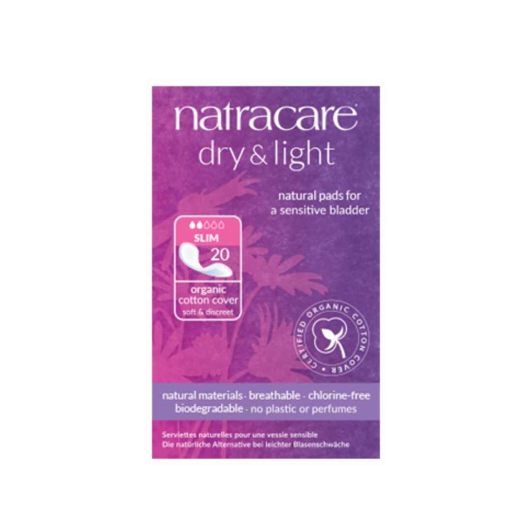 Natracare inco pads slim dry & light 100 % organic cotton