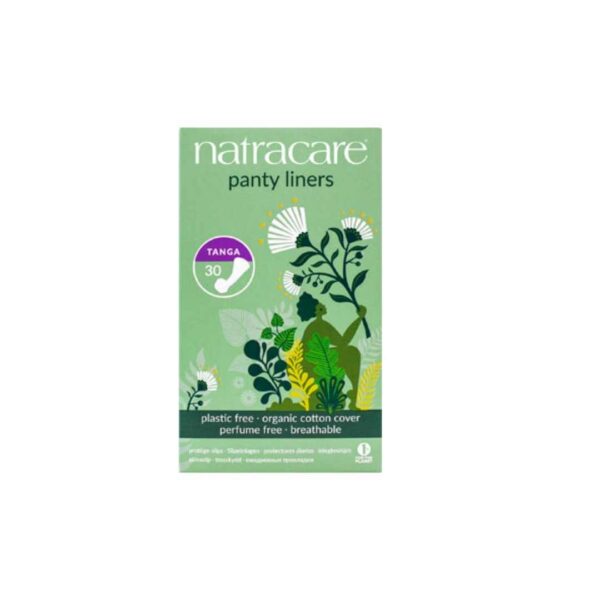 Natracare panty liners tanga 100% organic cotton