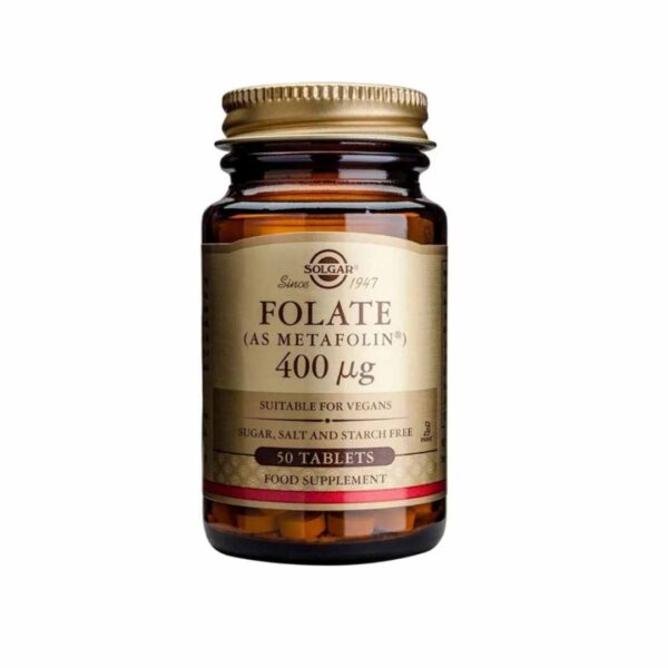 Solgar Folate (Metafolin) 400mcg