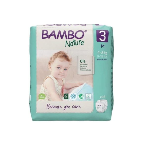 Bambo Nature Midi (4-8 kg) Diapers nr 3