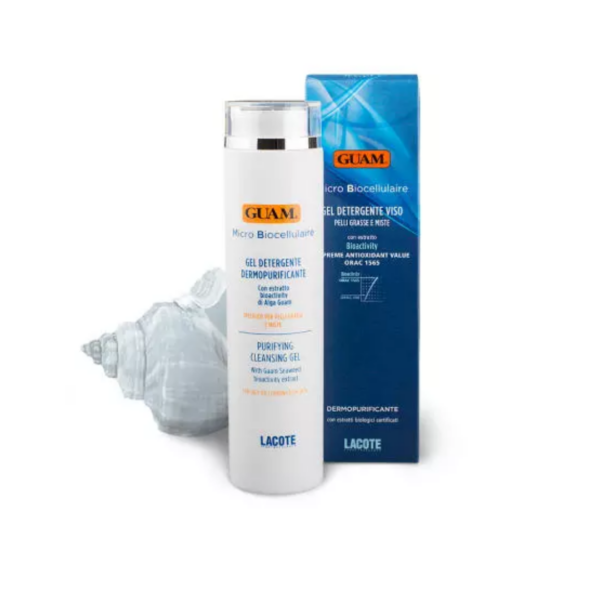 Guam Micro BioCellulaire Gel Detergente Viso Pelli Grasse e Miste
