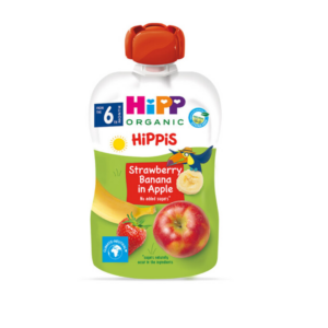 HIPP Hippis Organic Strawberry Banana in Apple