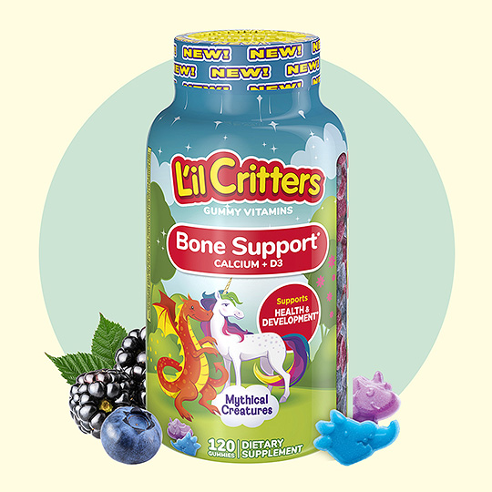 Vitafusion L'ilCritters Bone Support Calcium & D3