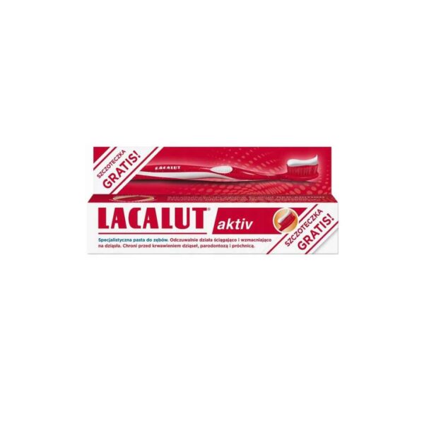 Lacalut Aktiv Toothpaste + Toothbrush