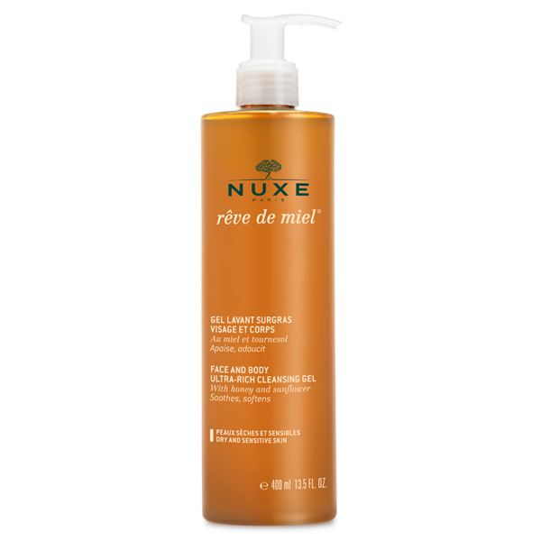 Nuxe Reve de Miel Gel Lavant Surgras Visage et Corps