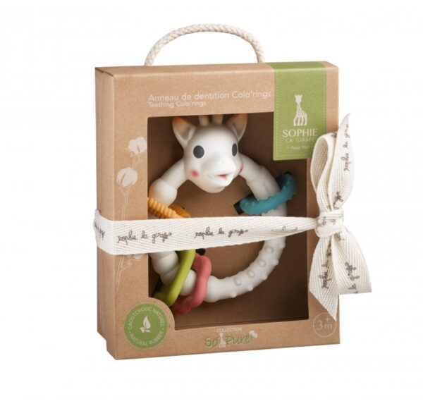 Sophie La Girafe Teething Colo Rings 3 m+