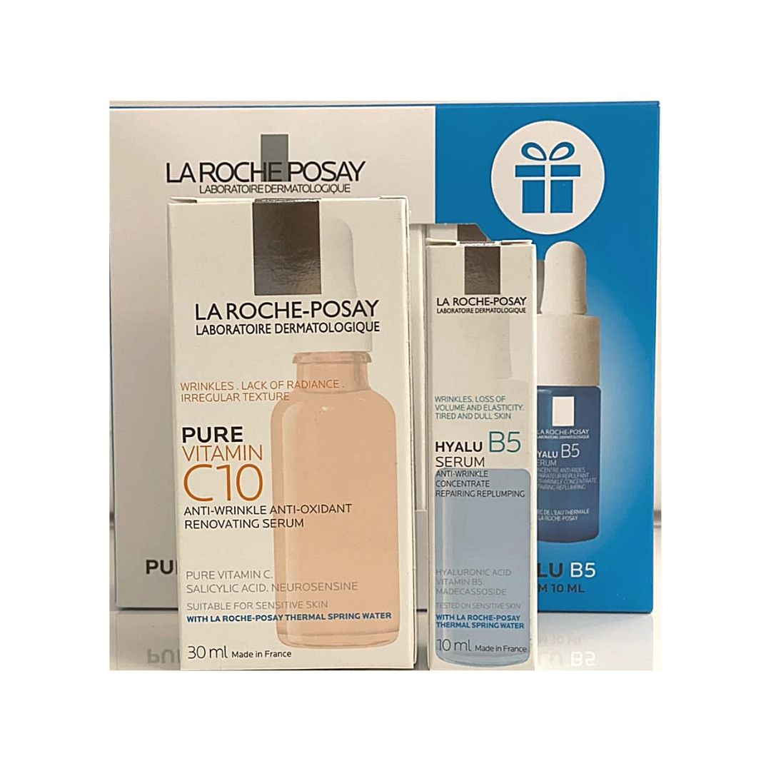 La Roche Posay Pure Vitamin C10 30 ml + Hyalu B5 10 ml Promotional Set