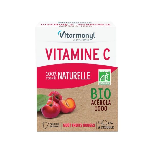 Vitarmonyl Vitamin C 100% Naturelle Bio Acerola