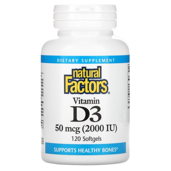 Natural Factors Vitamin D3 2000 UI