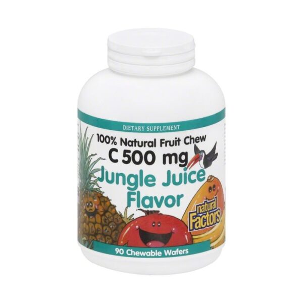 Natural Factors Vitamine C 500 mg Jungle Juice