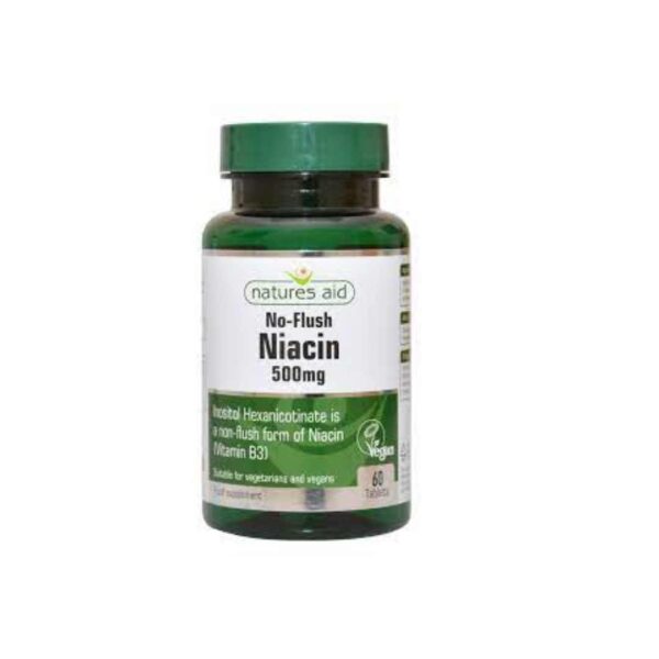 Natures Aid No-flush Niacin 500 mg