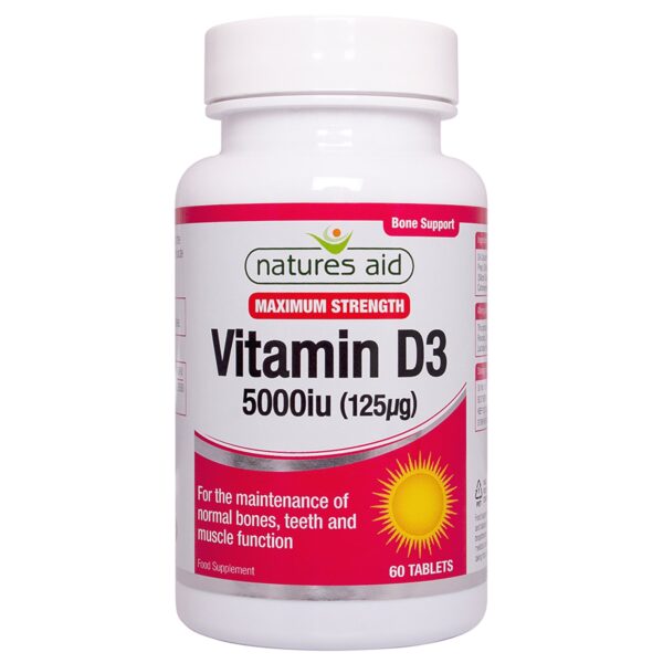 Natures Aid Vitamin D3 5000 UI
