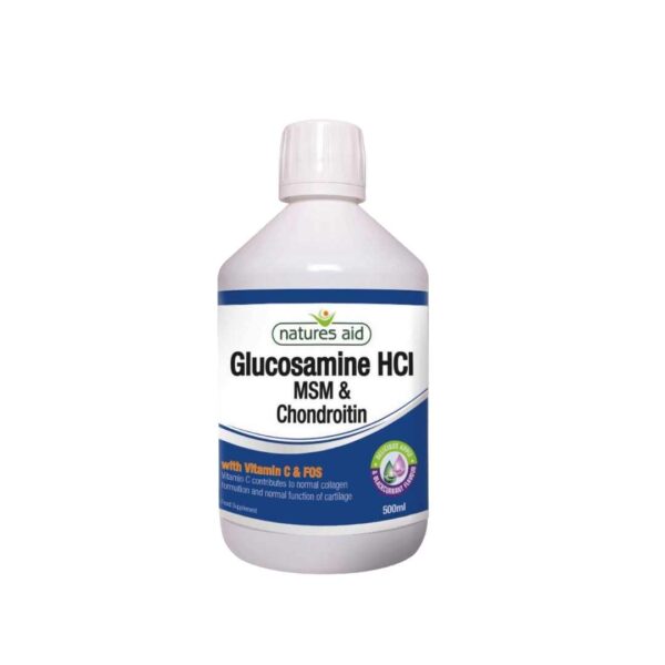 Natures Aid Glucosamine HCl, MSM & Chondroitin