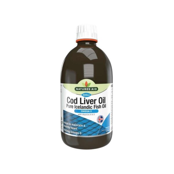 Natures Aid Cod Liver Oil Liquid