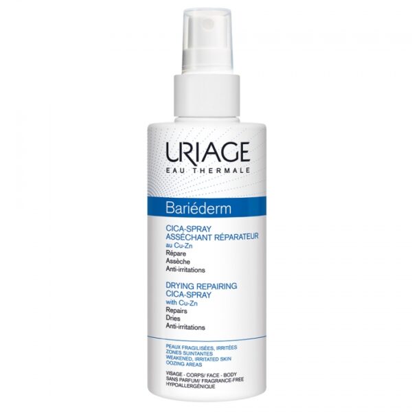 Uriage Bariéderm Cica-spray Asséchant Réparateur Au Cuivre-Zinc