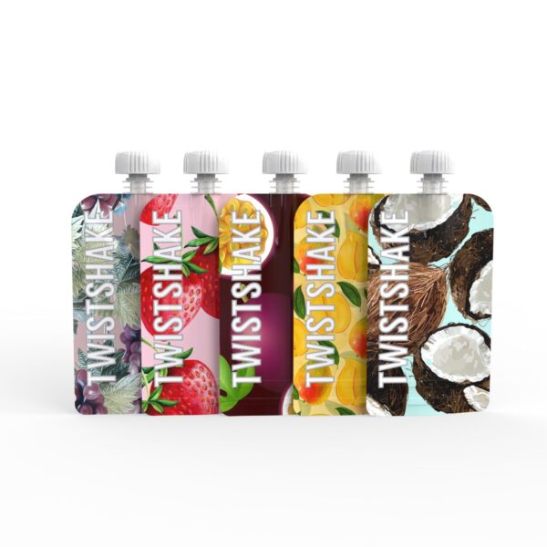 Twistshake 5-Pack Refillable Squeeze Bags
5 x 220 ml