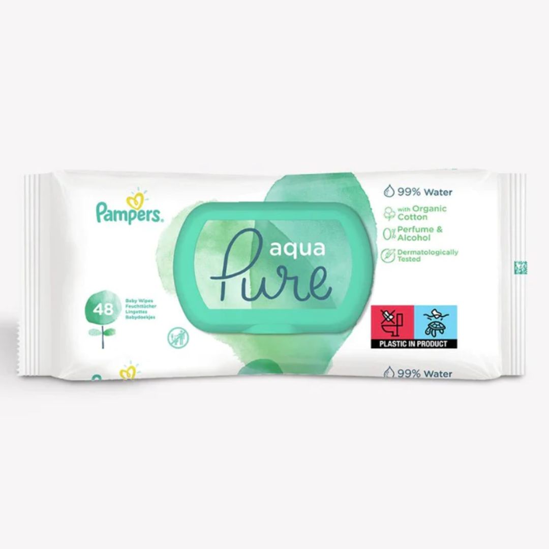 Pampers Pure Aqua baby wipes FarmaOn