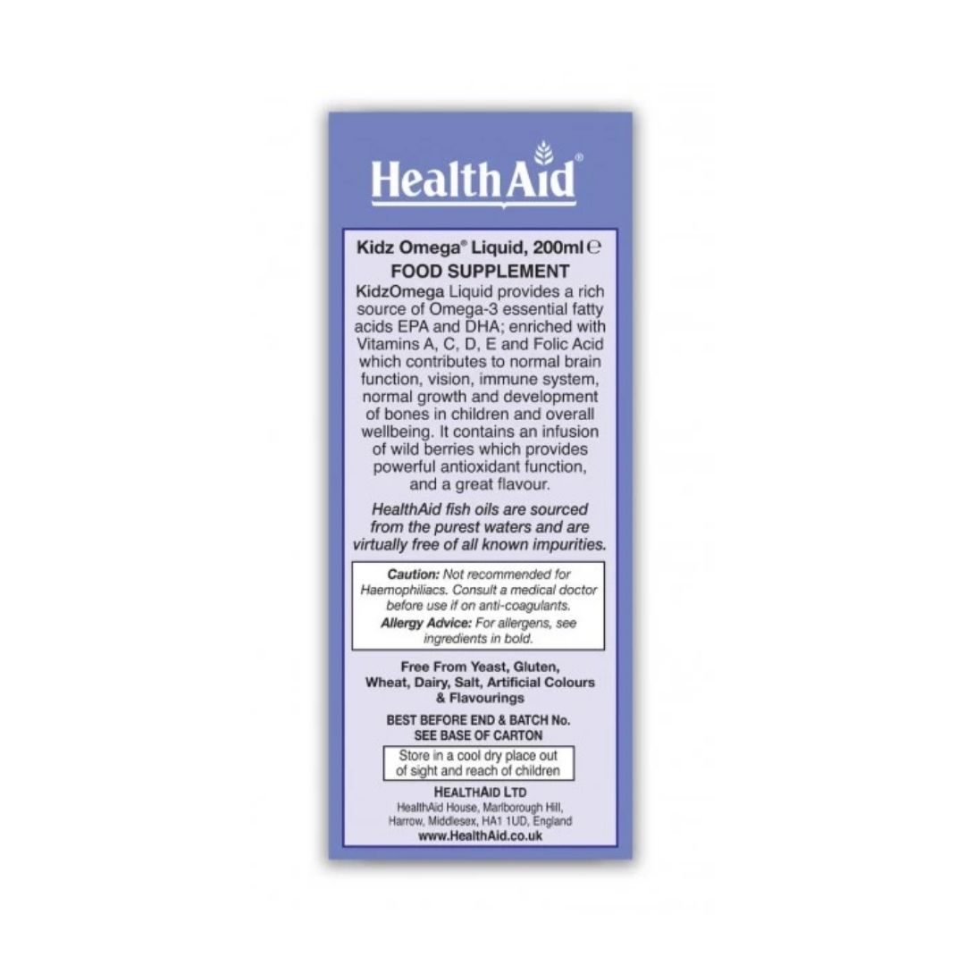 Health Aid KidzOmega Liquid