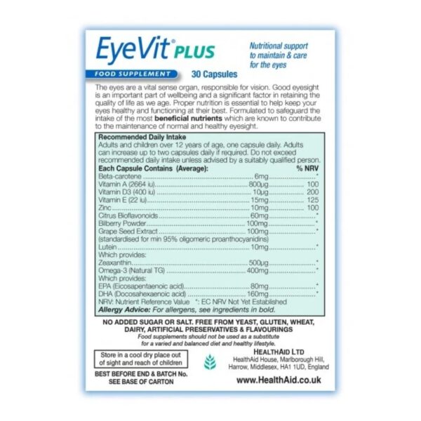 Health Aid EyeVit Plus