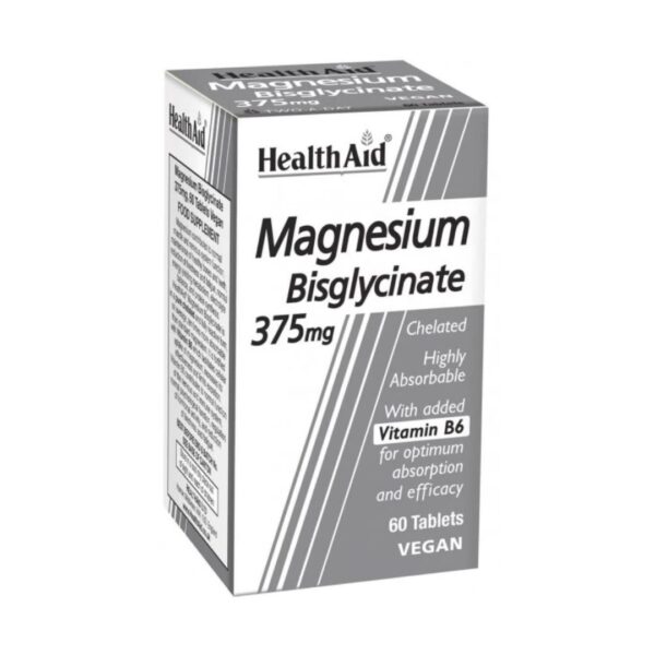 Health Aid Magnesium Bisglycinate 375 mg