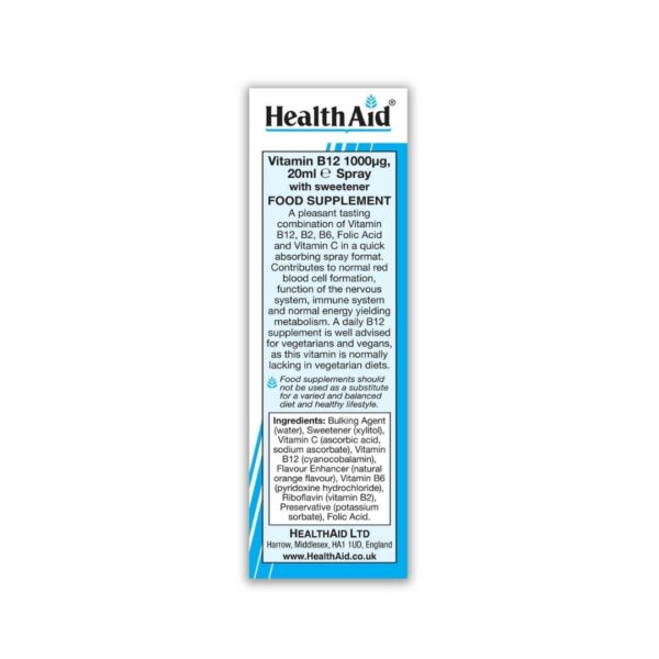 Health Aid Vitamin B12 1000 µg Spray