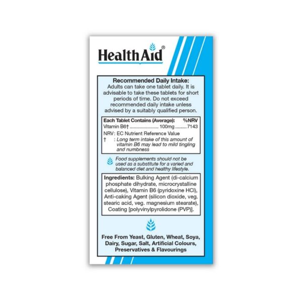 Health Aid Vitamin B6 100 mg