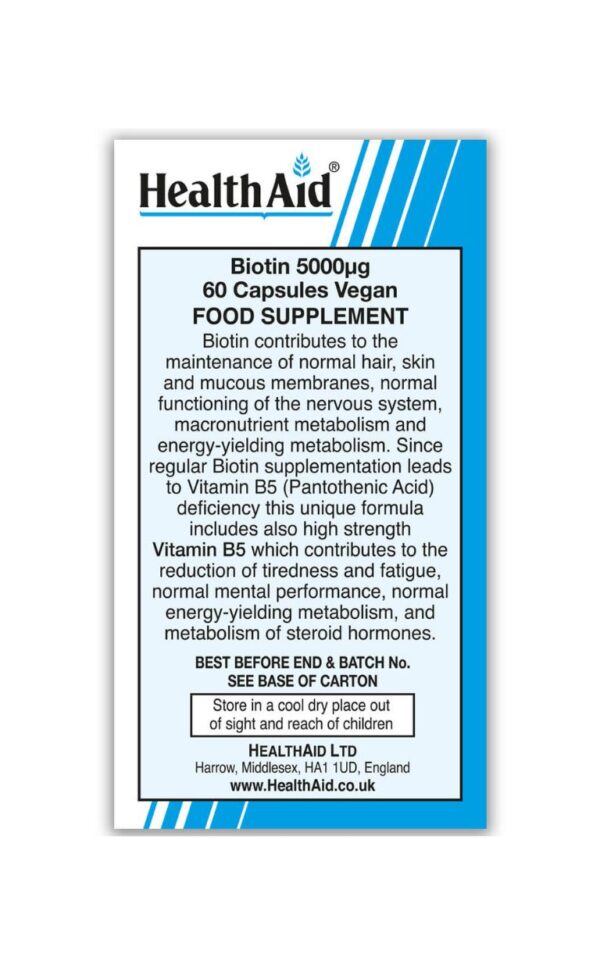 Health Aid Biotin 5000µg