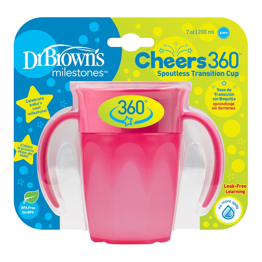 Dr. Brown’s Cheers 360 Spoutless Transition Cup 6m+