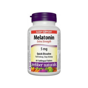 Webber Naturals Melatonin 5 mg Easy Dissolve