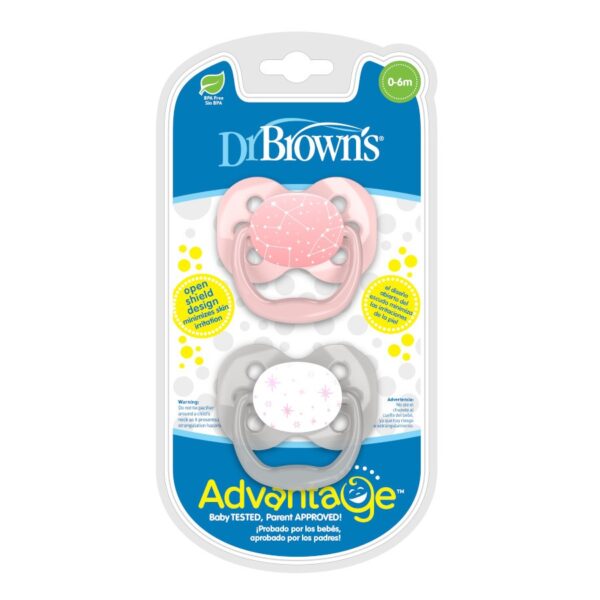 Dr. Brown’s Advantage Soother Open Shield Design 0-6 m