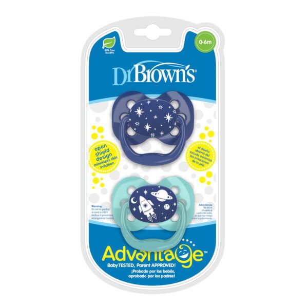 Dr. Brown’s Advantage Soother Open Shield Design 0-6 m