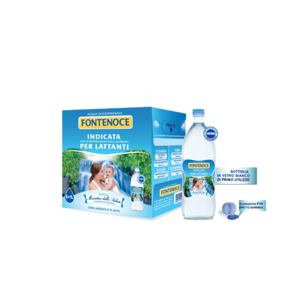 FONTENOCE ACQUA OLIGOMINERALE PER LATTANTI  1L