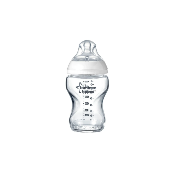 Tommee Tippee Closer to Nature Glass Bottle 0M+
