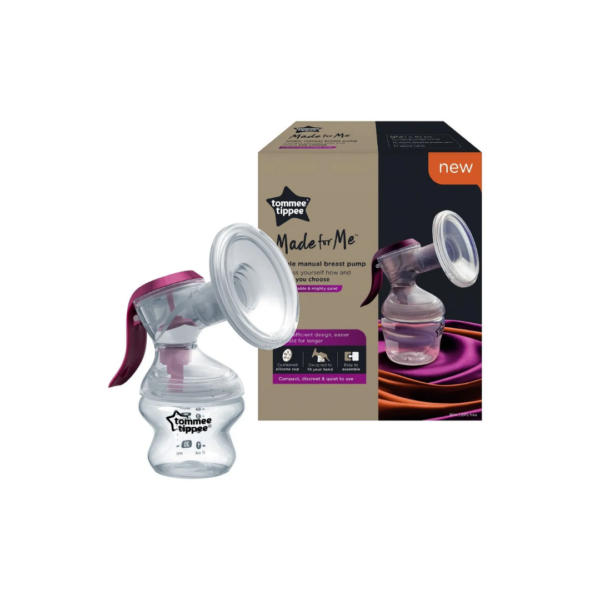 TOMMEE TIPPEE CLOSER TO NATURE SINGLE MANUAL BREAST PUMP