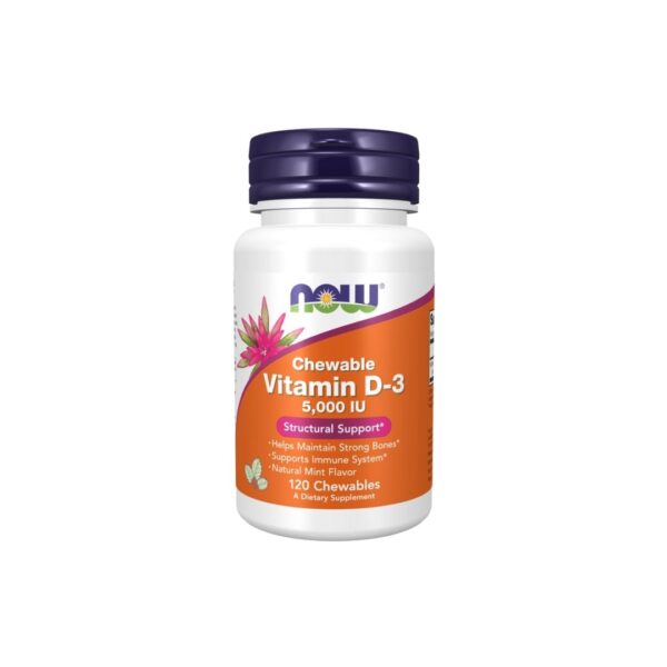Now Vitamin D-3 5000 UI Chewable