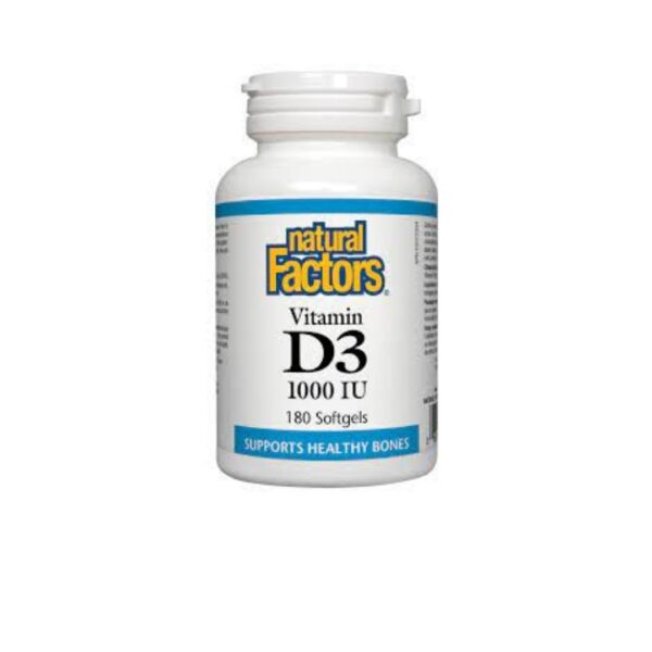 Natural Factors Vitamin D3 1000 UI