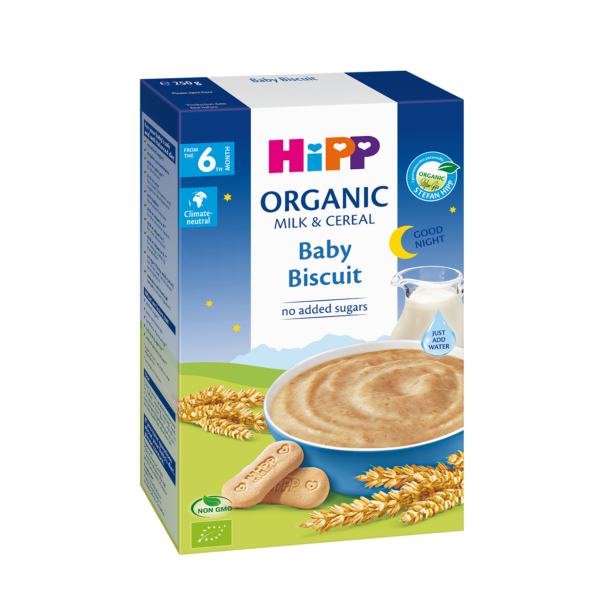 HIPP Pure  me drithëra dhe biskota 6m+