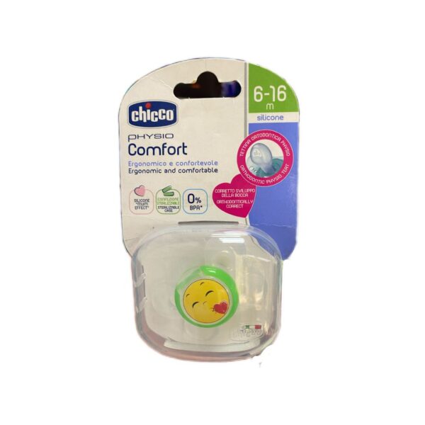 Chicco Physio Comfort Silicone Soother 6-16 M
