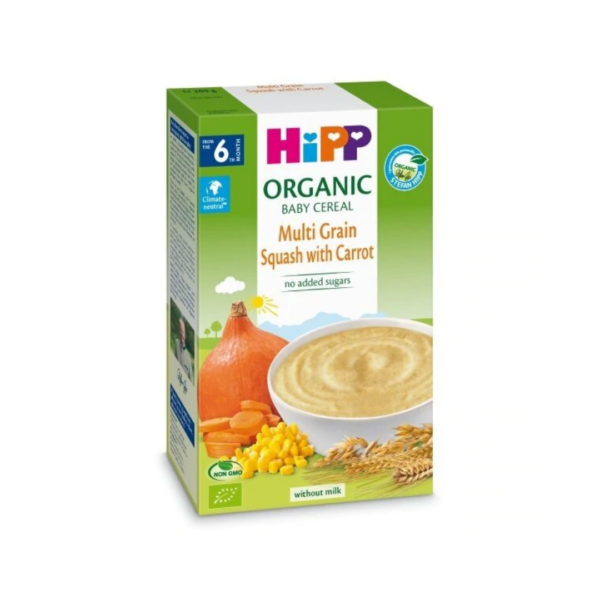 HIPP Organic Pure me kungull të ëmbël & karrotë