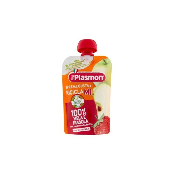 Plasmon Pure frutash me shije molle dhe luleshtrydhe